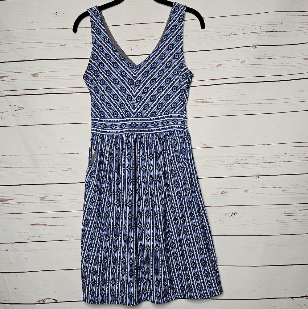 Anthropologie Maeve Lazuli Aztec Sleeveless Dress